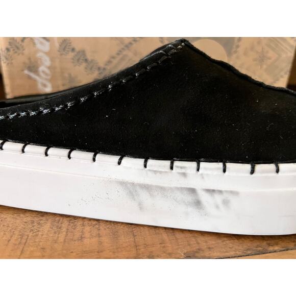 Free People Juno Sport Sneakers - Leather, Slip On (For Women) Black Suede Sz 7 - Picture 4 of 8